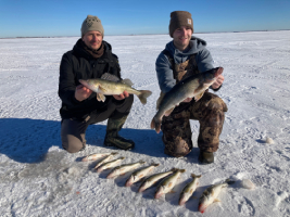 Ice house rental crappie fishing