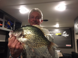 Ice Fishing Crappies Group House